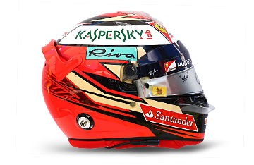 Casque de Kimi Räikkönen