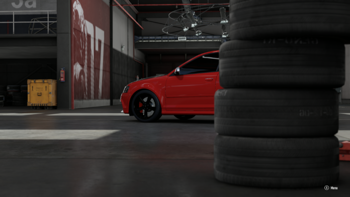 Audi RS3 8P, écran de veille des menus - Forza 7