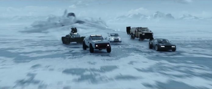 Fast & Furious 8 - scène sur glace