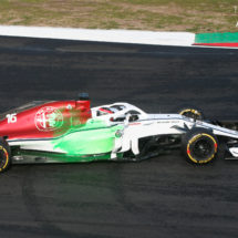 Leclerc - Sauber C37 en piste - Barcelone essais hivernaux 2018