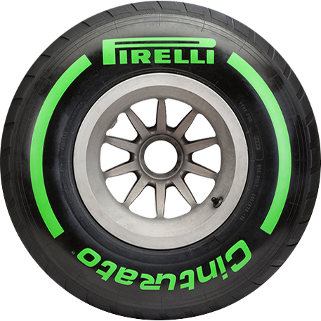 Pirelli INTERMEDIATE GREEN - Pluie intermédiaire vert