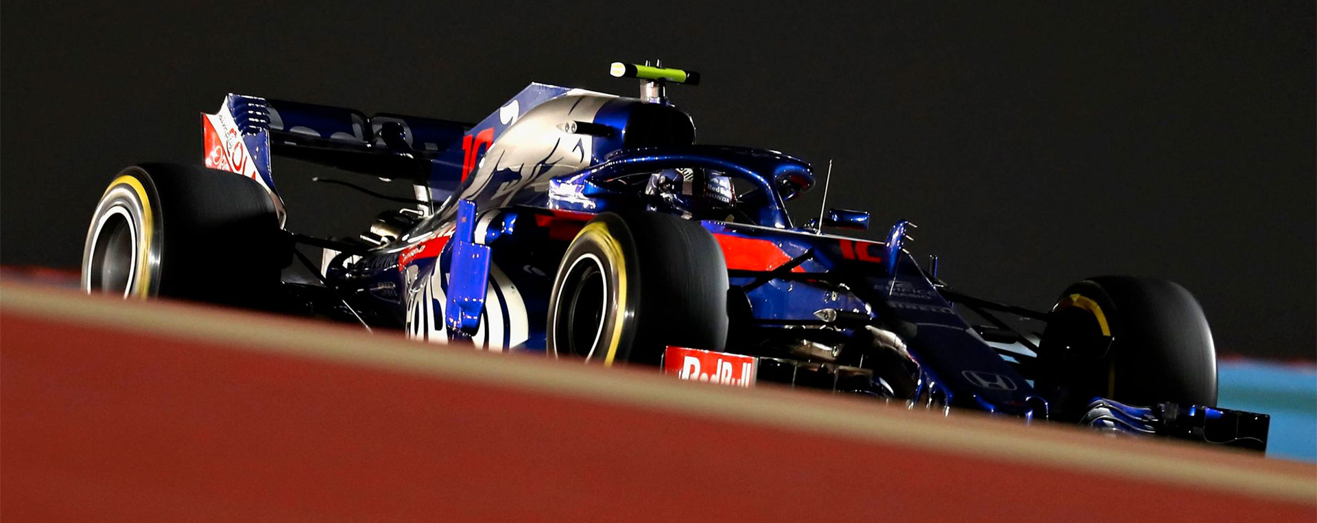 Pierre Gasly sur Toro Rosso (Bahrain 2018) - Zoom