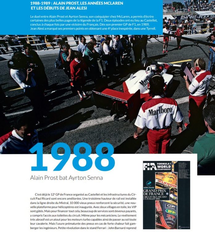 1988 - Alain Prost bat Ayrton Senna
