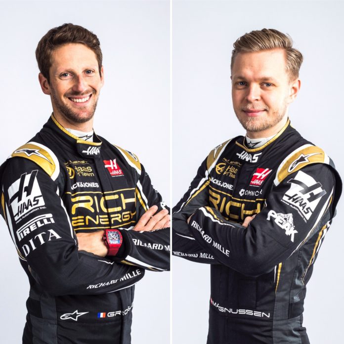 Grosjean & Magnussen - Combinaisons Haas 2019