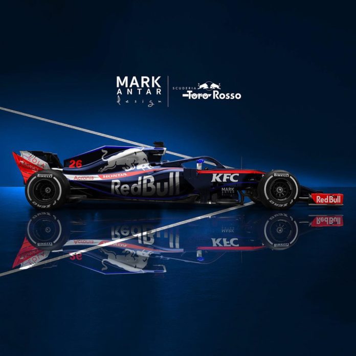 Toro Rosso 2019 - Bleu marine par Mark Antar Design