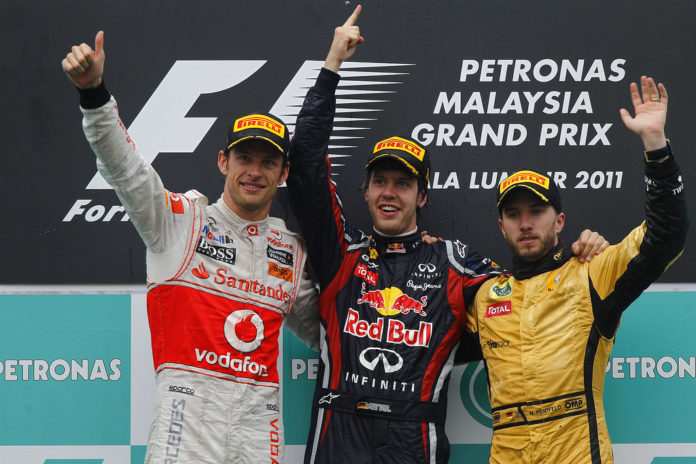 F1 Podium 2011 Malaysie