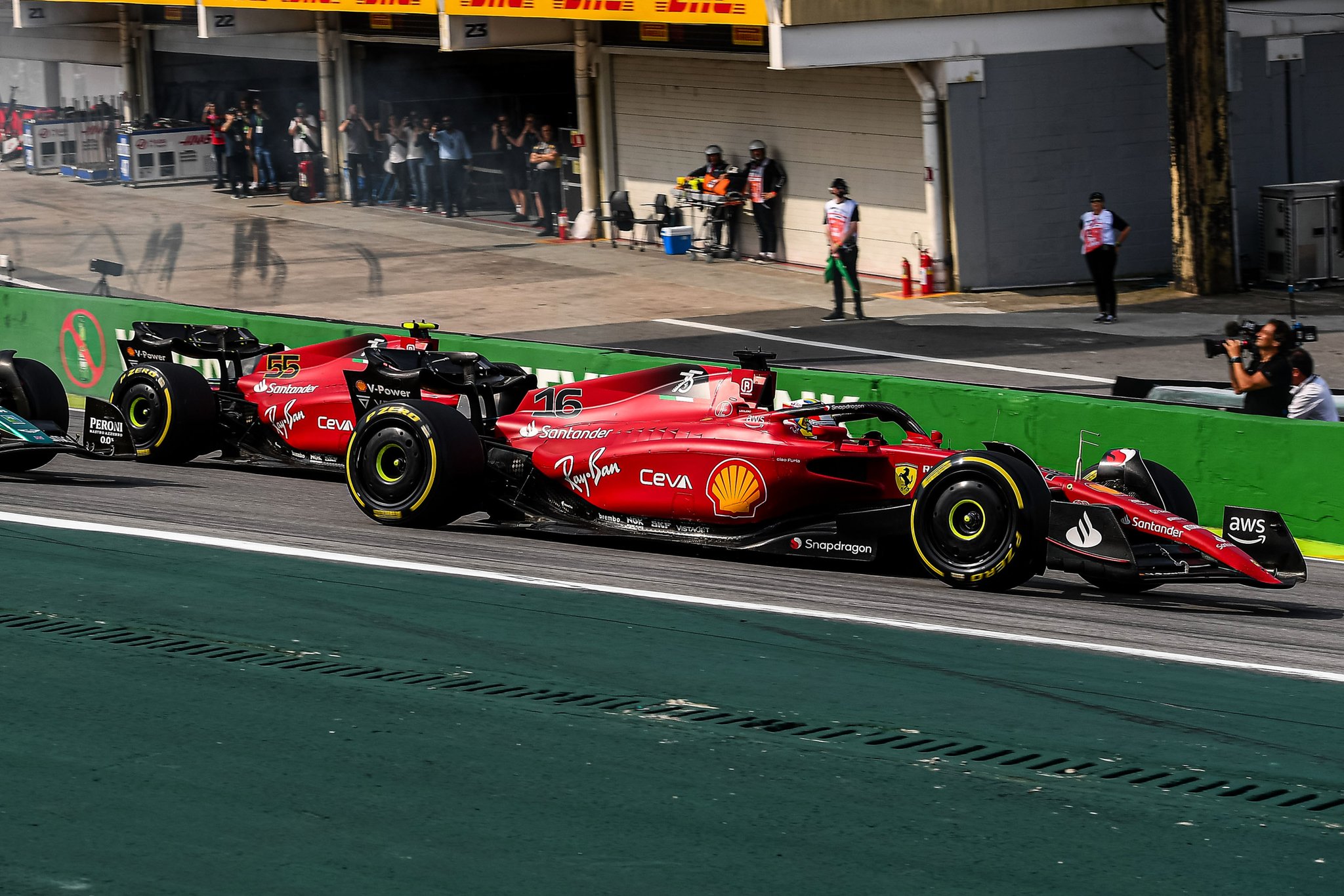 Brézil : Binotto explique que ça aurait été risqué d'intervertir Sainz et Leclerc - Crédit photo : Scuderia Ferrari