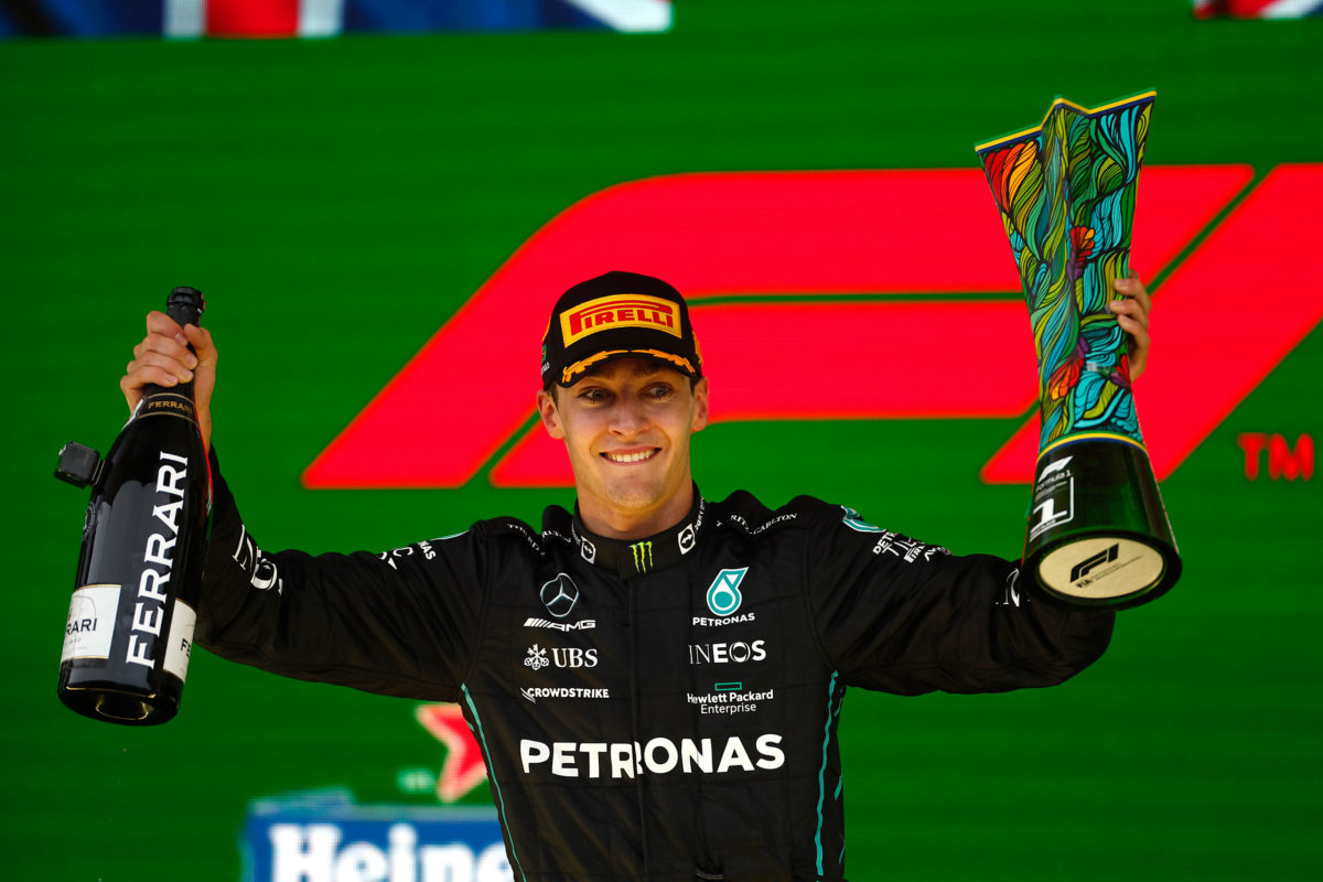 Russell, une première victoire en F1 à São Paulo - Crédit photo : Mercedes - LAT