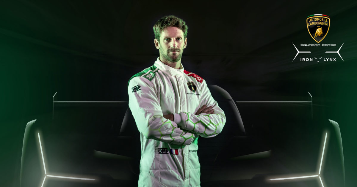 Romain Grosjean pilote d'usine Lamborghini LMDh en 2024 - Crédit photo : Iron Lynx